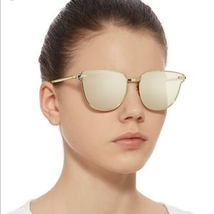 Le Specs Gold Pharaoh sunglasses